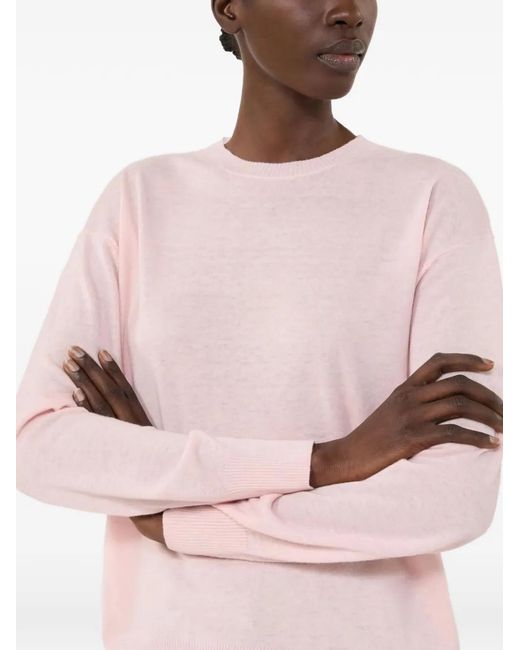 Weekend by Maxmara Pink Wkdvento Crew-Neck Sweater