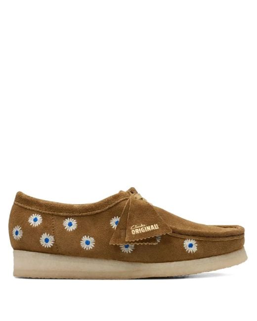 Clarks Wallabee "dark Olive" Derby Shoes Brown