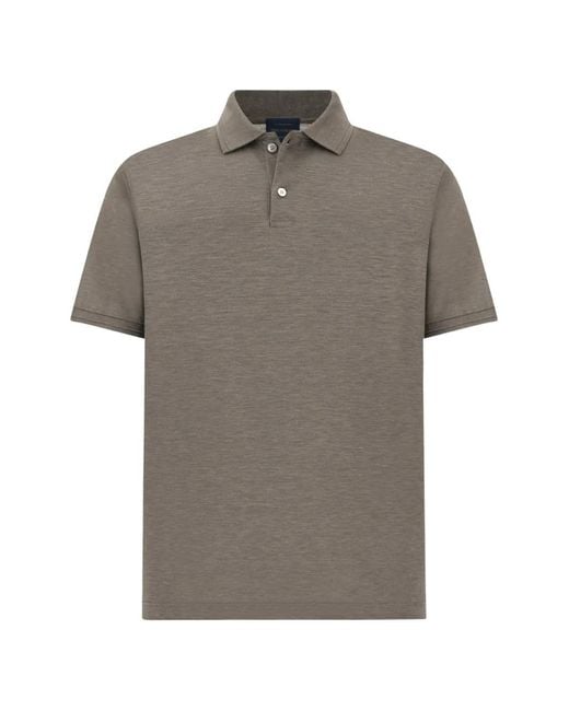 Paul & Shark Gray Short-Sleeve Polo Shirt for men