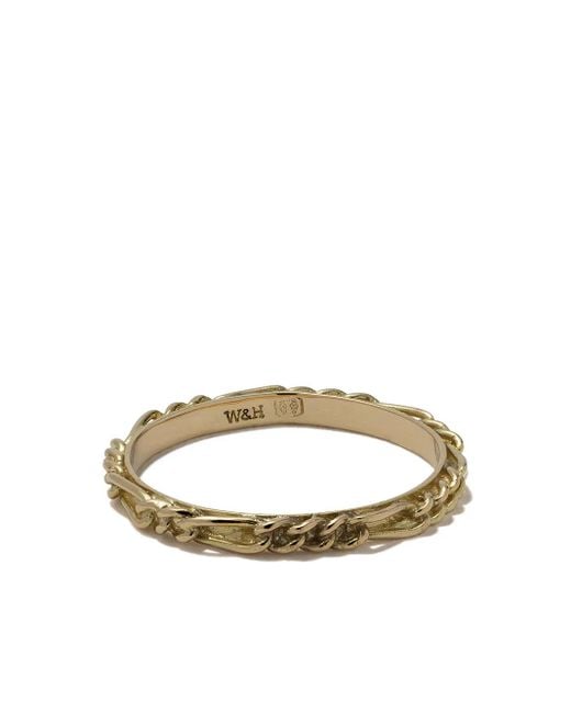 Wouters & Hendrix White 18Kt Figaro Chain Ring
