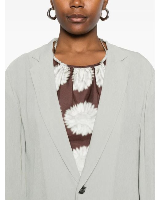 Chaqueta con botones Alberta Ferretti de color Gray