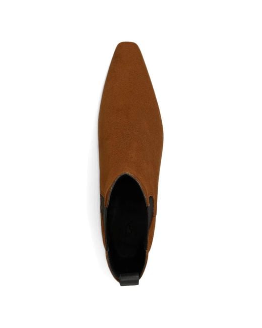 Polo Ralph Lauren Brown Bottines Chelsea À Empiècements Élastiqués