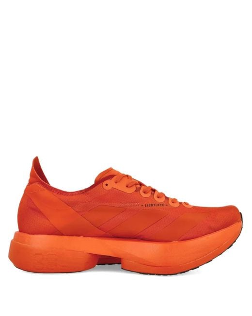 Y-3 Red Three Stripes-Detail Sneakers for men