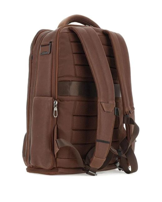 Mochila para portátil de 15.6" Piquadro de hombre de color Brown