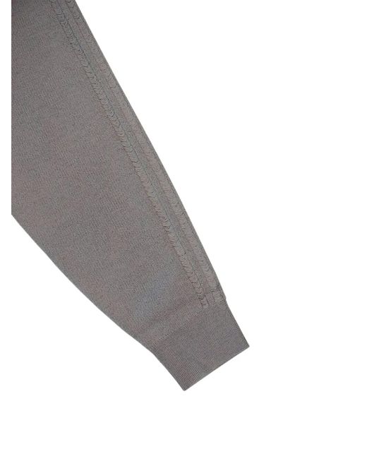 Y-3 3S Gebreide Trui Met Ronde Hals in het Gray voor heren