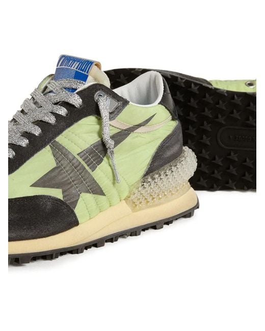 Golden Goose Deluxe Brand Green Running Marathon Sneakers