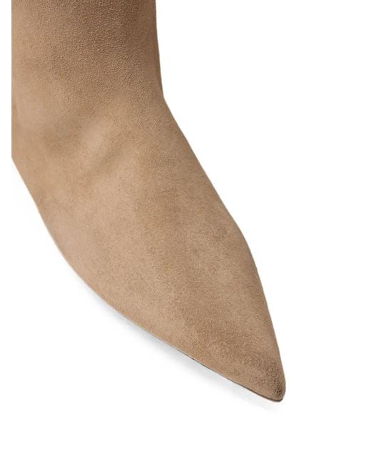Marsèll Brown Spino Pointed-Toe Suede Boots