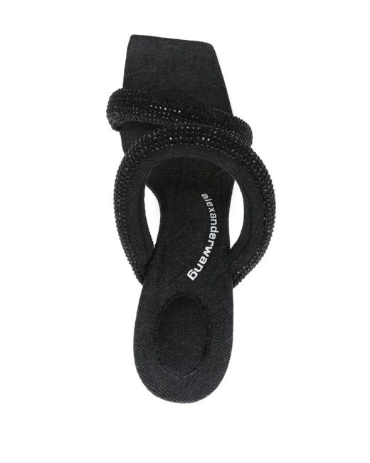 Alexander Wang Black Julie Tubular Sandal