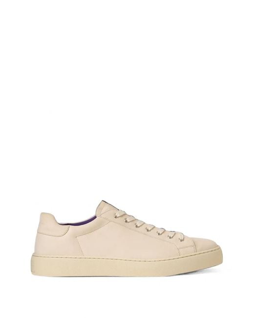 Ralph Lauren Natural Severn Suede Sneakers for men