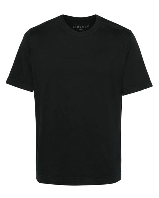 Circolo 1901 Black Short-Sleeve Cotton T-Shirt for men