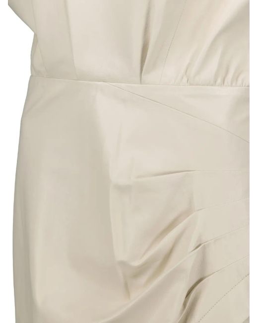 IRO White Leather Dress