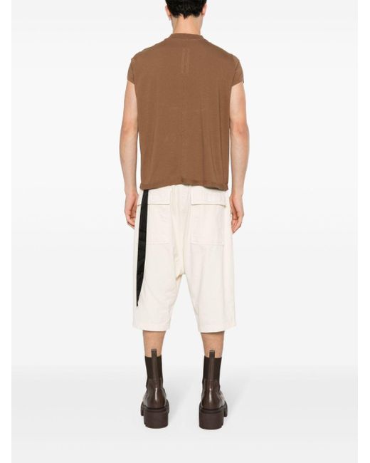 T-shirt sans manches en coton biologique Rick Owens pour homme en coloris Brown