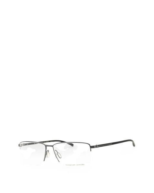 Porsche Design White Rectangle-Frame Glasses for men