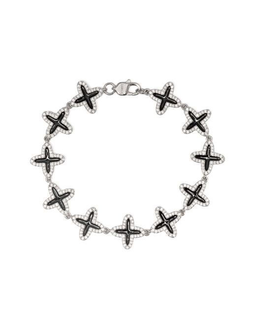 DARKAI Metallic Clover Bracelet for men