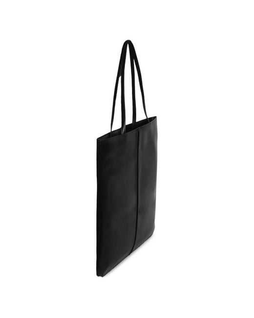 Jil Sander Black Vertical Shoulder Bag