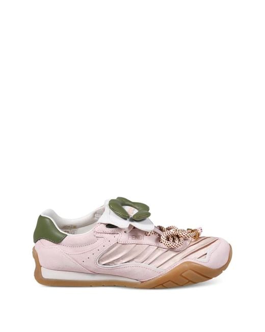 Fendi Pink Wave Pulse Sneakers