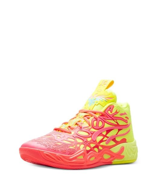 PUMA Yellow Lamelo Ball Mb.04 Love Sneakers for men