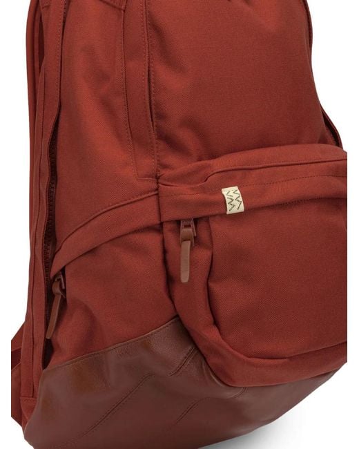 Visvim Red Panelled Backpack for men
