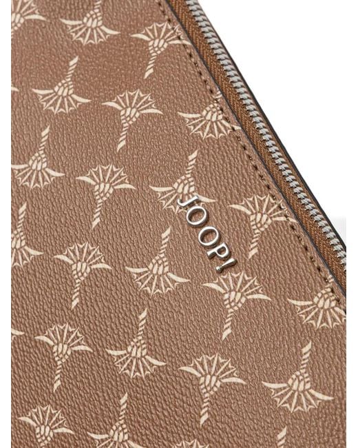 Joop! Brown Logo-Patterned Cross-Body Bag
