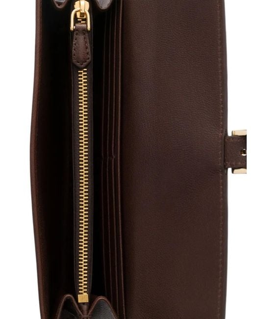 Prada Brown Large Nappa Leather Wallet