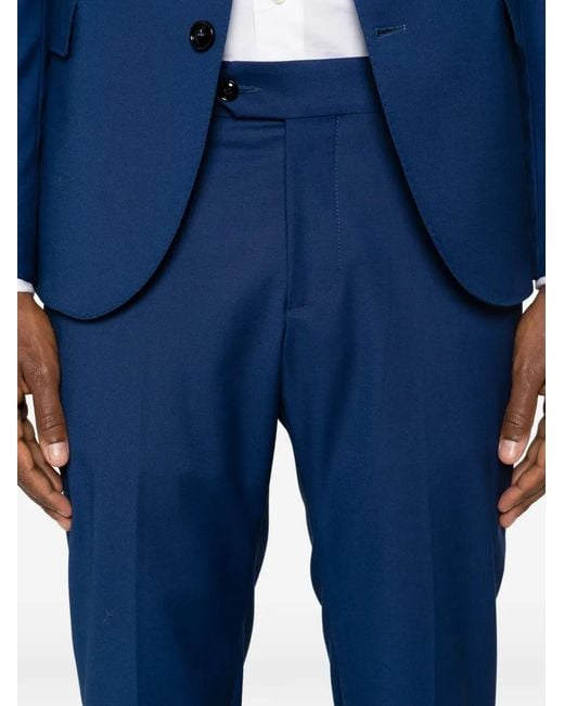 Daniele Alessandrini Blue Single-Breasted Suit for men
