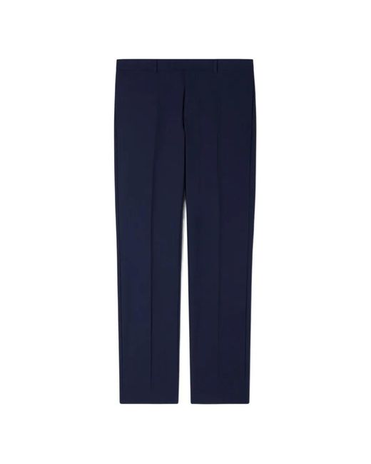 Sandro Geruite Pantalon in het Blue voor heren