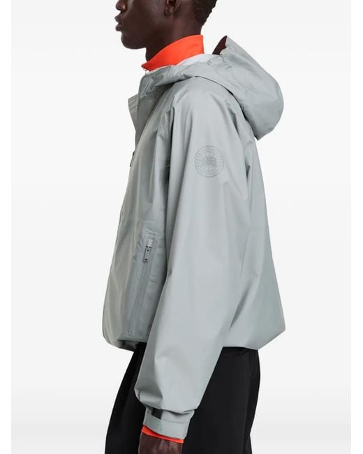 Canada Goose Gray Horizon Hooded Zip-Up Jacket for men