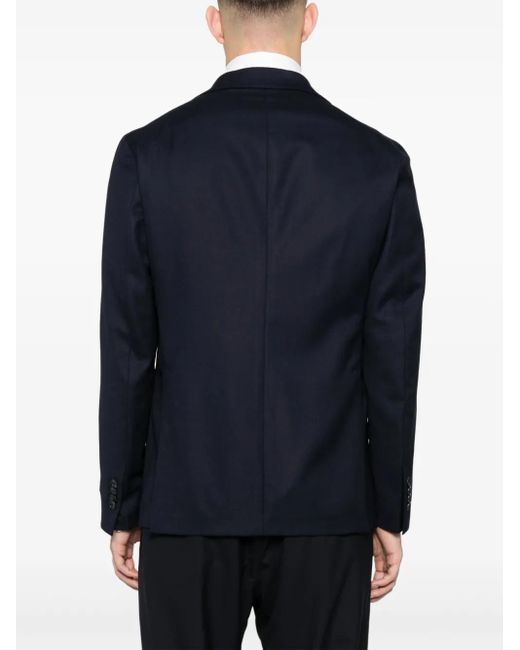 Tagliatore Blue Single-Breasted Jacket for men