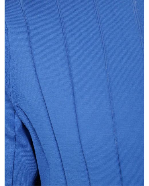 FILIPPO DE LAURENTIIS Blue Crew-Neck T-Shirt for men