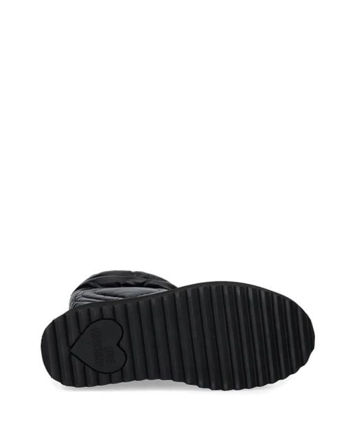 Love Moschino Black Platform Snow Boots