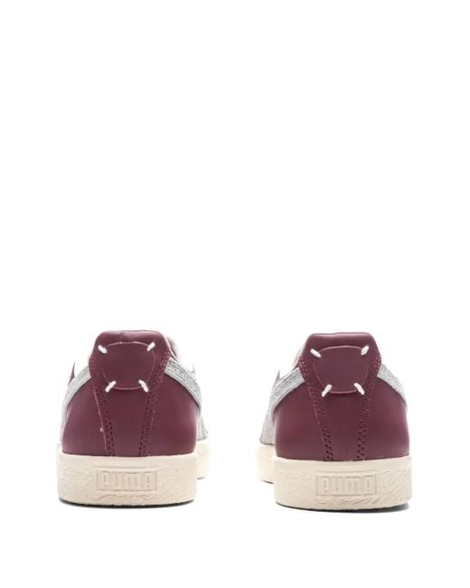 PUMA Pink Clyde Baseleather Sneakers for men