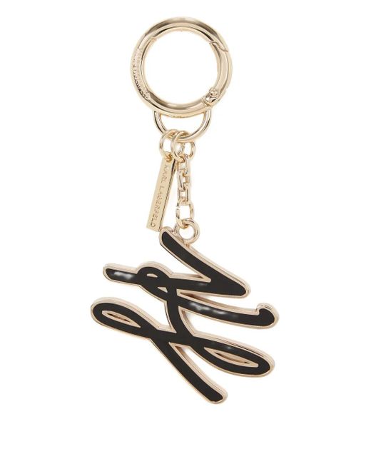 Portachiavi K/Autograph di Karl Lagerfeld in Metallic