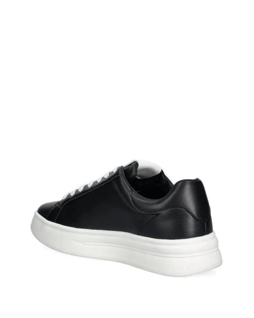 Guess Black Lace-Up Platform Sneakers for men