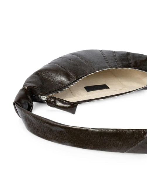 Lemaire Black Small Croissant Bag