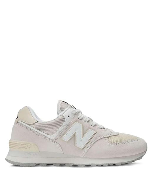 Zapatillas de malla 574 New Balance de hombre de color White