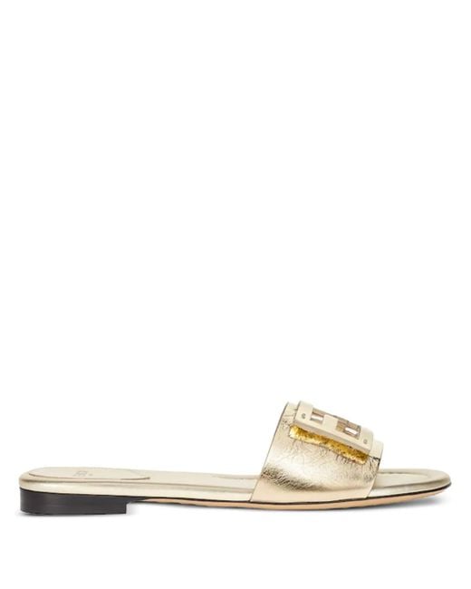Fendi Natural Baguette Pantoletten
