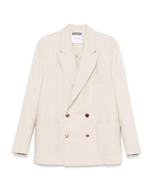 メンズ Moschino ダブルジャケット White