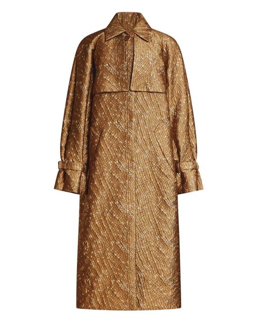 Max Mara Brown Single Breasted Coat