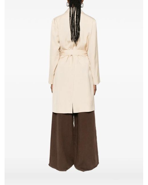 P.A.R.O.S.H. White Belted Long Jacket
