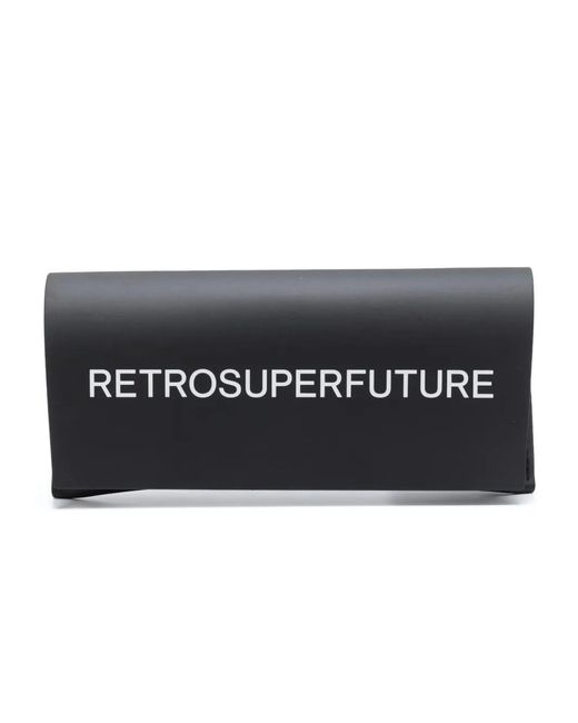 Retrosuperfuture Pink Lunettes De Soleil Zed À Monture Géométrique