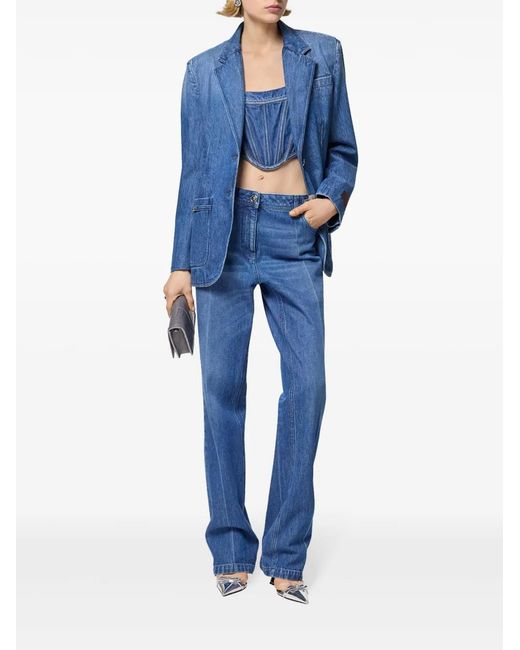 Versace Blue Top