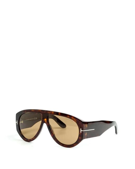 Tom Ford Yellow Bronson Tortoiseshell-Effect Sunglasses