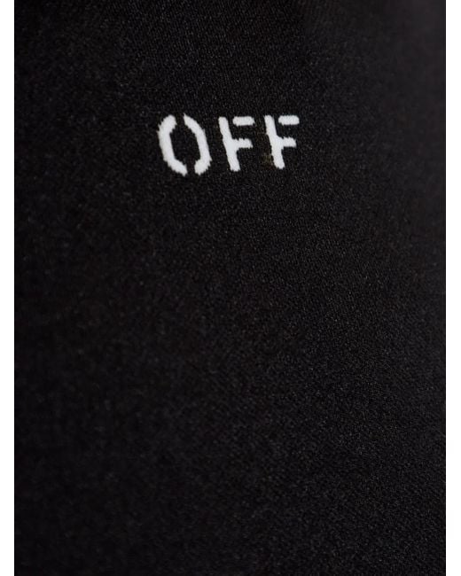 T-Shirt Con Dettaglio Logo-Donna di Off-White c/o Virgil Abloh in Black