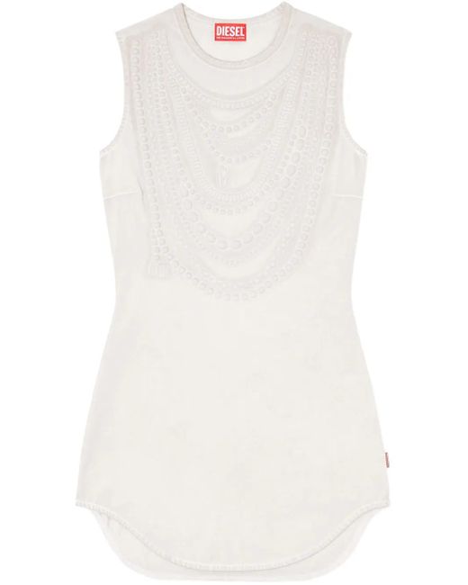 DIESEL White D-Nekka Dress