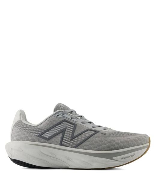 New Balance Gray Fresh Foam X 1080 V14 Lace-Up Sneakers for men