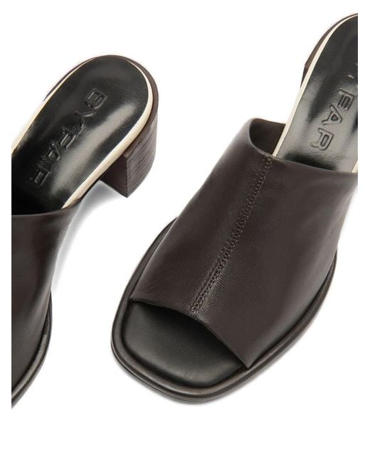 By Far Brown Francisco Mules