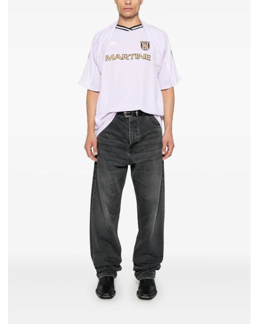 Martine Rose Gray Open Fly Jeans for men