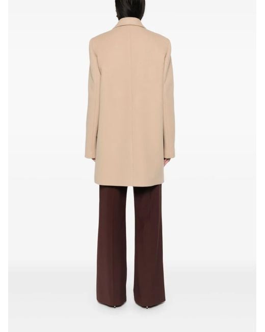 Jil Sander Natural Tailored Coat
