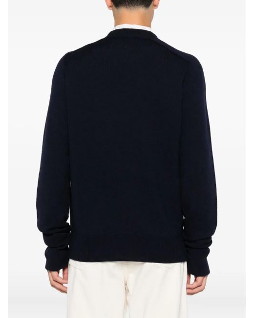 Studio Nicholson Black Merino Wool Sweater for men