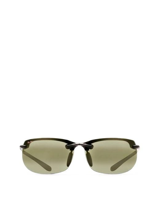 Maui Jim Green Banyans Rimless Sunglasses
